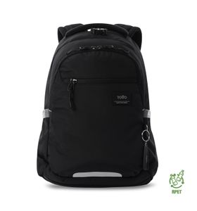 Mochila Universitaria Para Laptop 14" Misisipi Negra Unisex