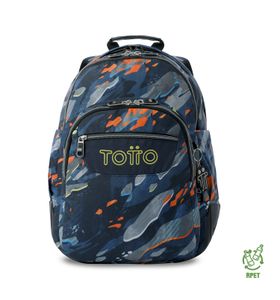 Mochila Escolar Para Laptop 14" Rayol Azul
