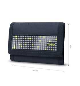 Billetera Quincly Con RFID Blocker Azul