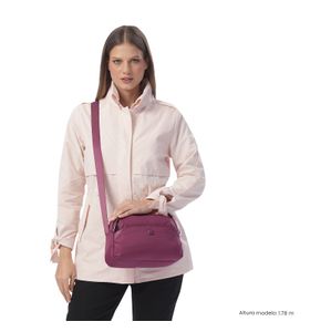 Bolso Para Mujer Roxanne Tipo Crossbody Pequeño Rosado