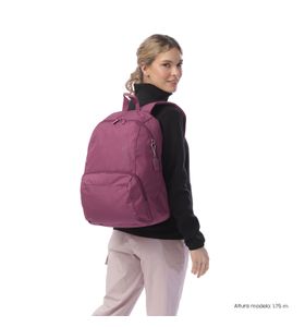 Mochila Universitaria Ometto Rosada Mujer