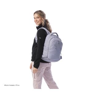 Mochila Universitaria Steif Nara Para Laptop 14" Morada Mujer