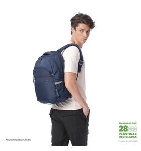 Mochila Universitaria Para Laptop 15.4" Indo Azul Unisex