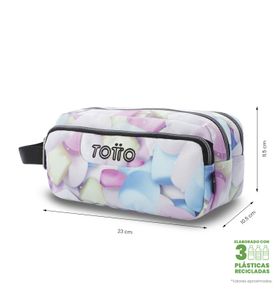 Estuche Multiuso Agapec Glitter Grande Azul