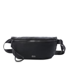 Cangurera Smooth color Negra