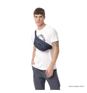 Cangurera Pompetto color Azul