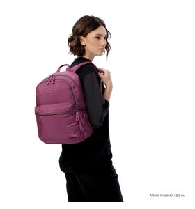 Mochila Ejecutiva Para Laptop 13" Aynatto 2.0 Rosada Mujer