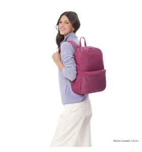 Mochila Universitaria Para Laptop 13" Dragonar 2.0 Rosada Mujer