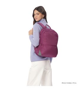 Mochila Universitaria Koji Para Laptop 15.4" Rosada Mujer