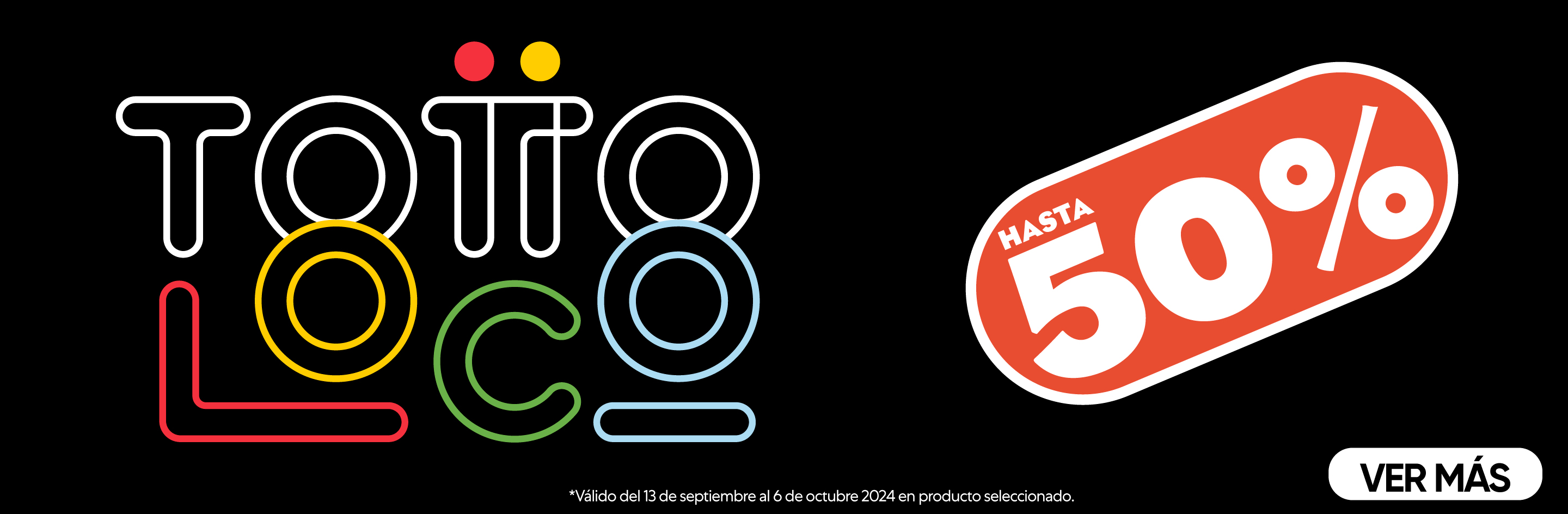 Totto Loco productos con descuentos hasta 50% off