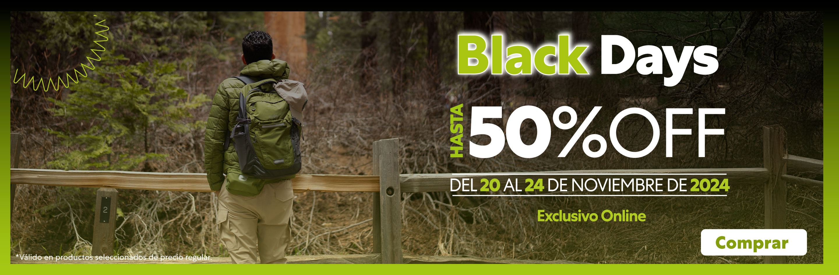 Black Days Totto con hasta 50% de descuento en producto seleccionado.